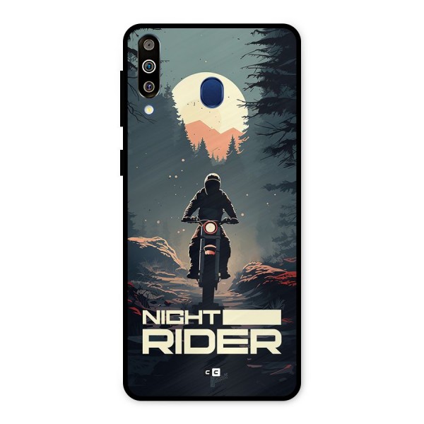 Night Rider Metal Back Case for Galaxy M30