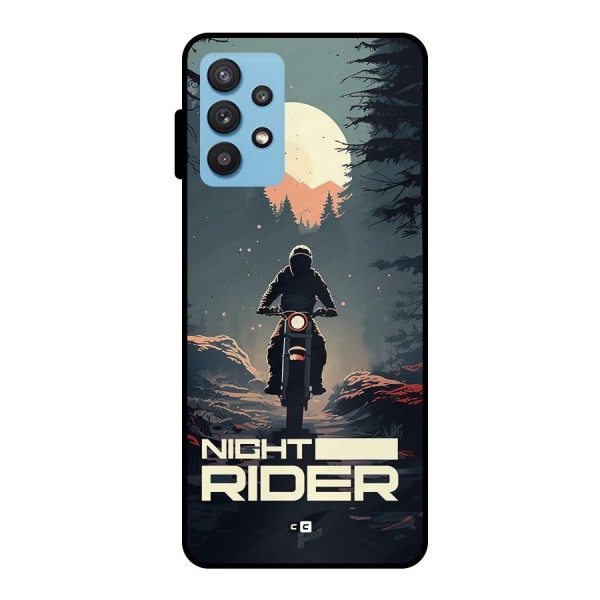 Night Rider Metal Back Case for Galaxy M32 5G