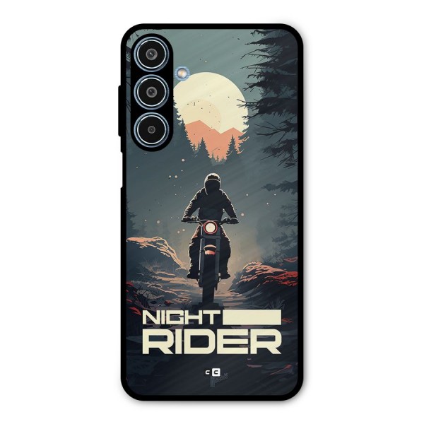 Night Rider Metal Back Case for Galaxy M35