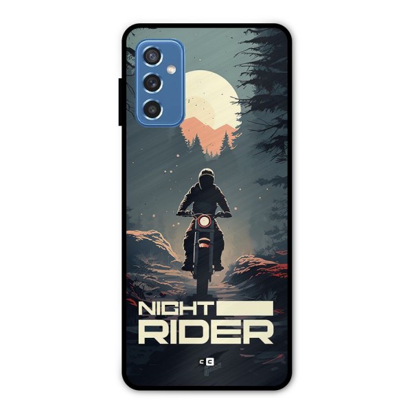 Night Rider Metal Back Case for Galaxy M52 5G