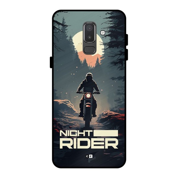 Night Rider Metal Back Case for Galaxy On8 (2018)