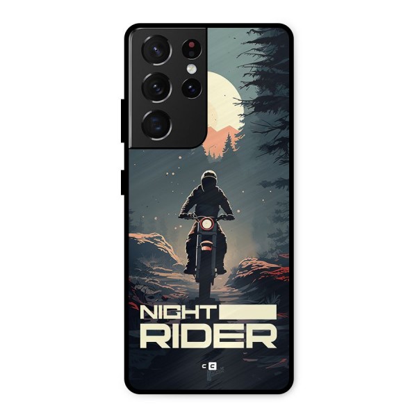 Night Rider Metal Back Case for Galaxy S21 Ultra 5G