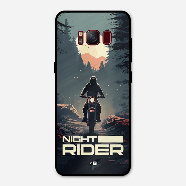 Night Rider Metal Back Case for Galaxy S8