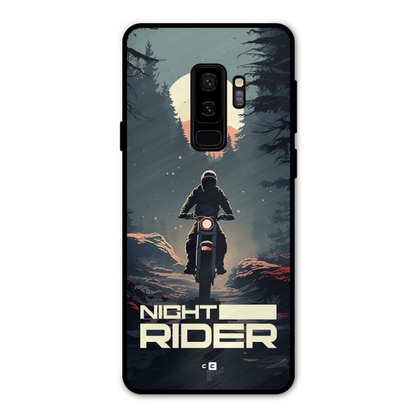 Night Rider Metal Back Case for Galaxy S9 Plus