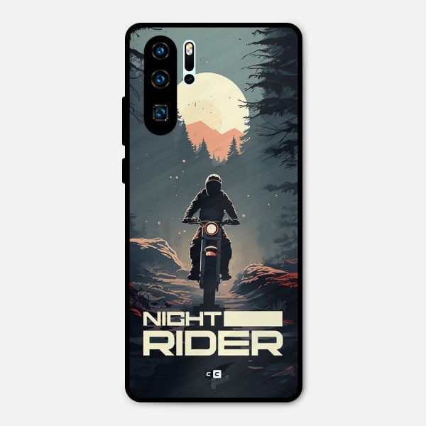 Night Rider Metal Back Case for Huawei P30 Pro