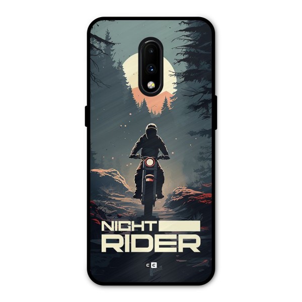 Night Rider Metal Back Case for OnePlus 7