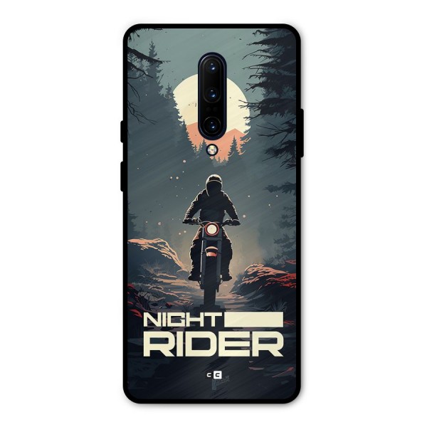 Night Rider Metal Back Case for OnePlus 7 Pro