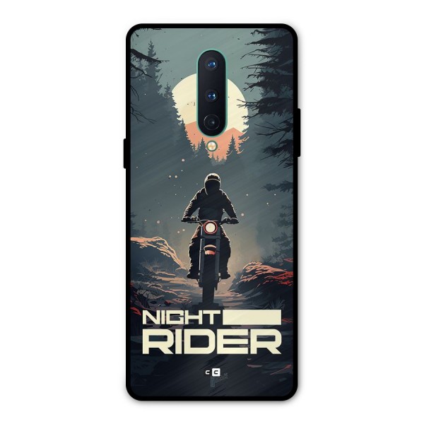 Night Rider Metal Back Case for OnePlus 8