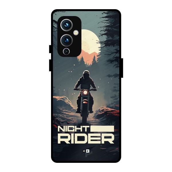 Night Rider Metal Back Case for OnePlus 9