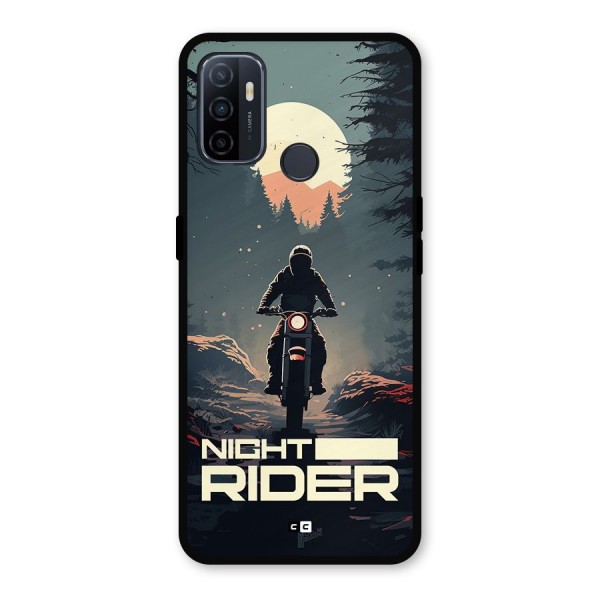 Night Rider Metal Back Case for Oppo A53