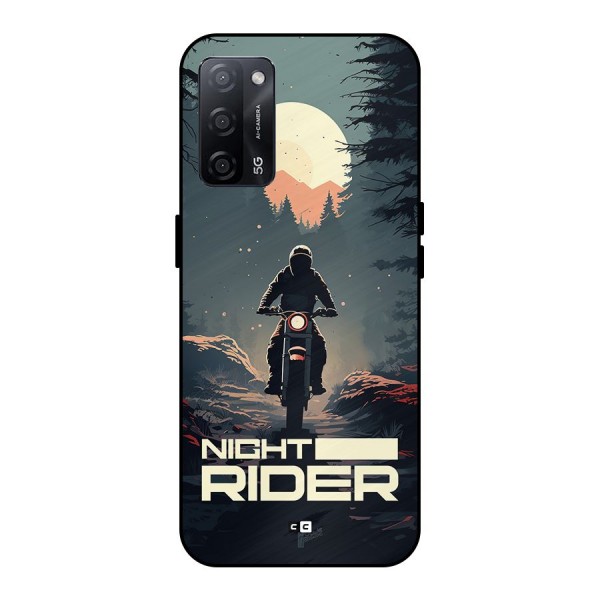 Night Rider Metal Back Case for Oppo A53s 5G