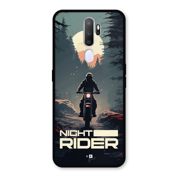 Night Rider Metal Back Case for Oppo A5 (2020)