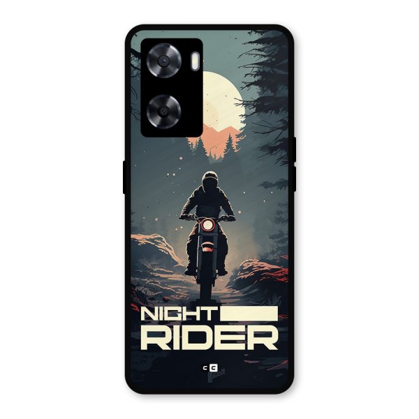 Night Rider Metal Back Case for Oppo A77