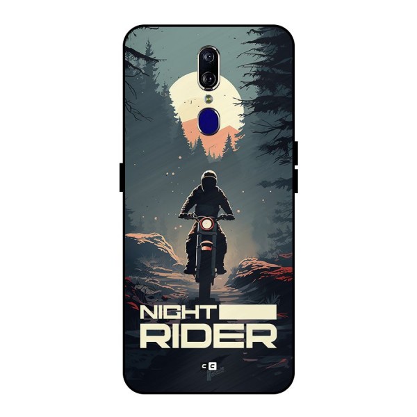 Night Rider Metal Back Case for Oppo F11