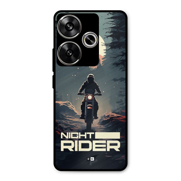 Night Rider Metal Back Case for Poco F6