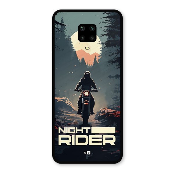 Night Rider Metal Back Case for Poco M2