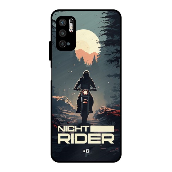 Night Rider Metal Back Case for Poco M3 Pro 5G