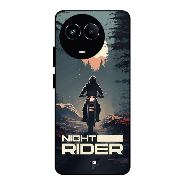 Night Rider Metal Back Case for Realme 11X