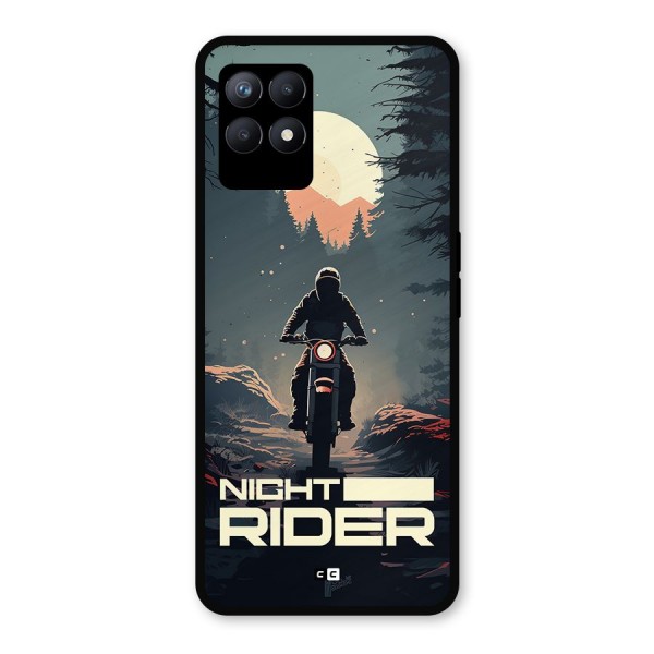 Night Rider Metal Back Case for Realme 8i