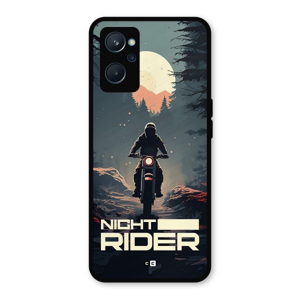 Night Rider Metal Back Case for Realme 9i