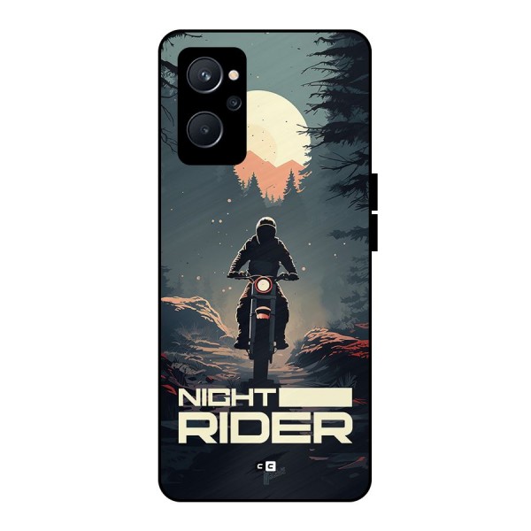 Night Rider Metal Back Case for Realme 9i 5G