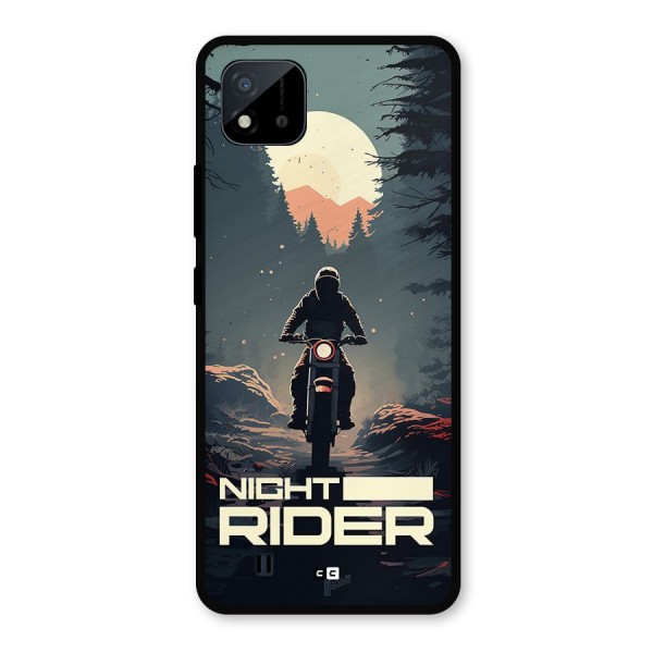 Night Rider Metal Back Case for Realme C11 2021