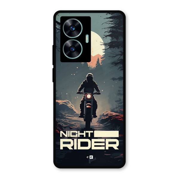 Night Rider Metal Back Case for Realme C55