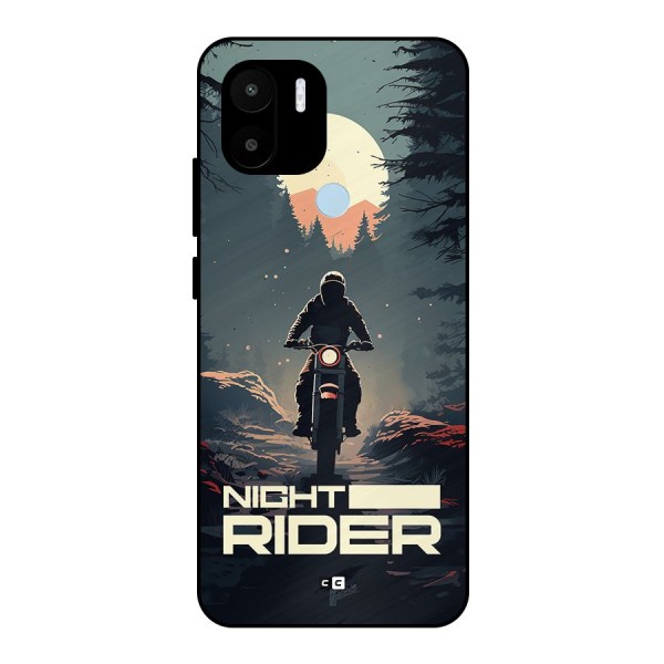 Night Rider Metal Back Case for Redmi A1 Plus