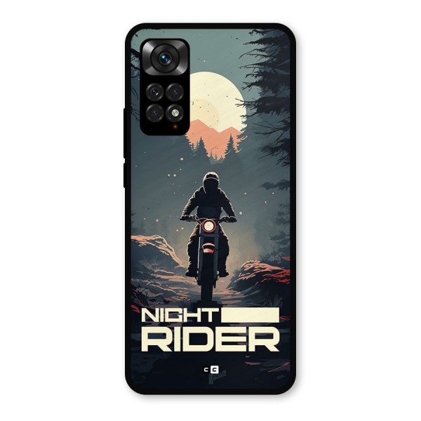 Night Rider Metal Back Case for Redmi Note 11