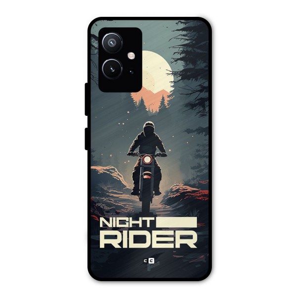 Night Rider Metal Back Case for Vivo T1 5G