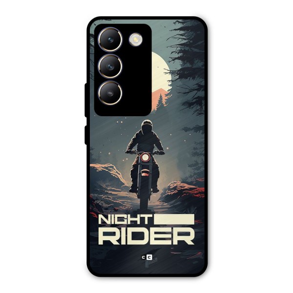 Night Rider Metal Back Case for Vivo T3 5G