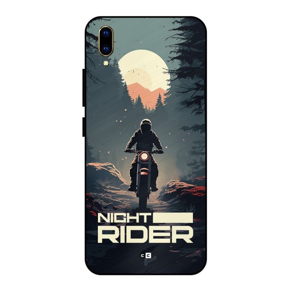 Night Rider Metal Back Case for Vivo V11 Pro