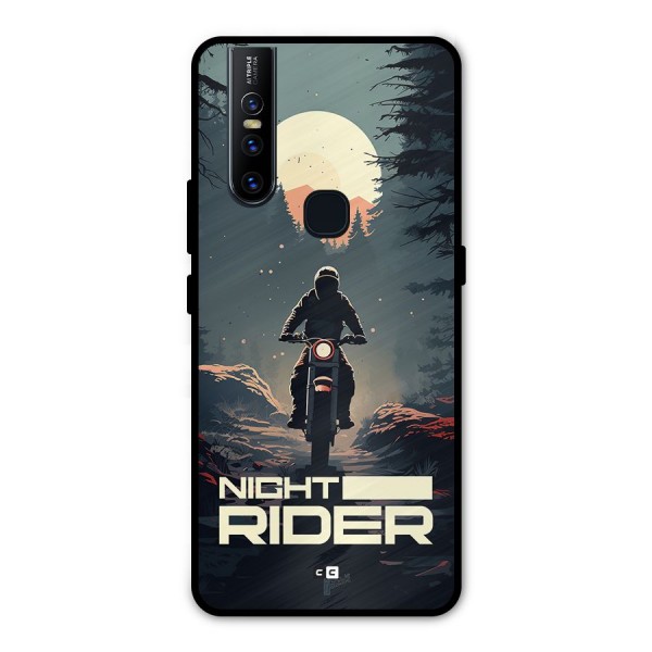 Night Rider Metal Back Case for Vivo V15