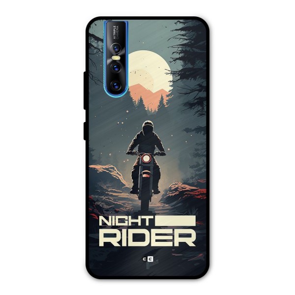 Night Rider Metal Back Case for Vivo V15 Pro