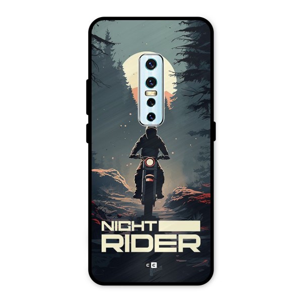 Night Rider Metal Back Case for Vivo V17 Pro