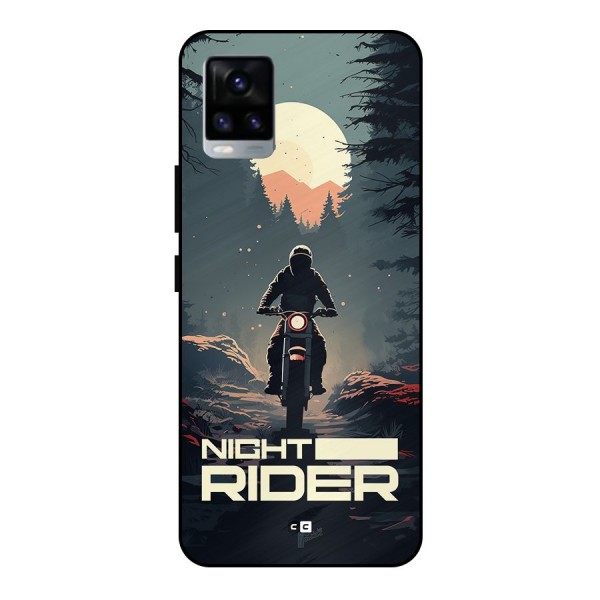 Night Rider Metal Back Case for Vivo V20