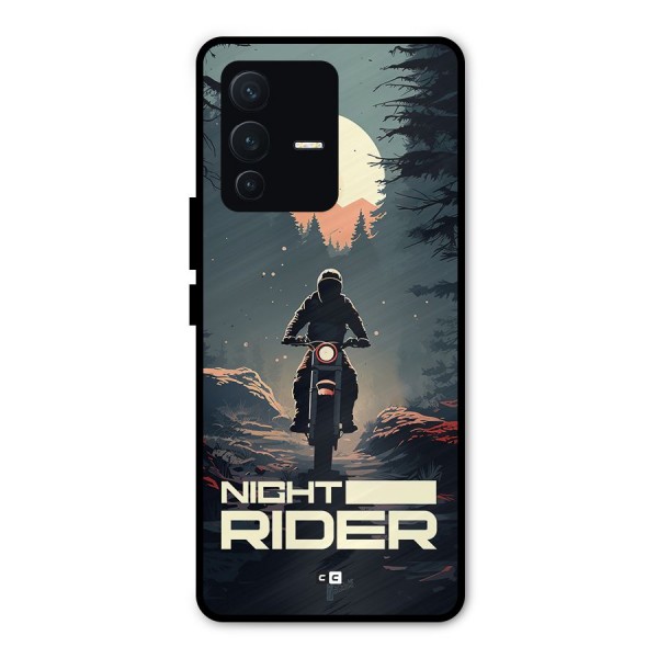 Night Rider Metal Back Case for Vivo V23 Pro