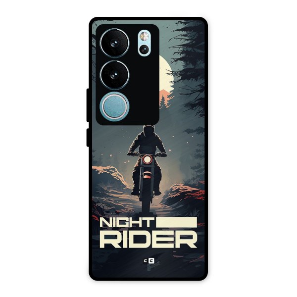 Night Rider Metal Back Case for Vivo V29