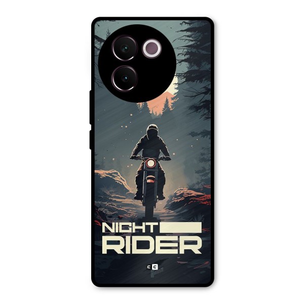 Night Rider Metal Back Case for Vivo V30e