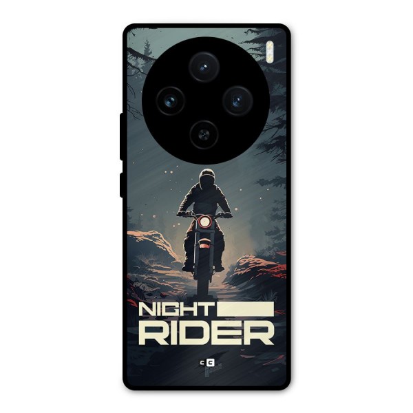 Night Rider Metal Back Case for Vivo X100