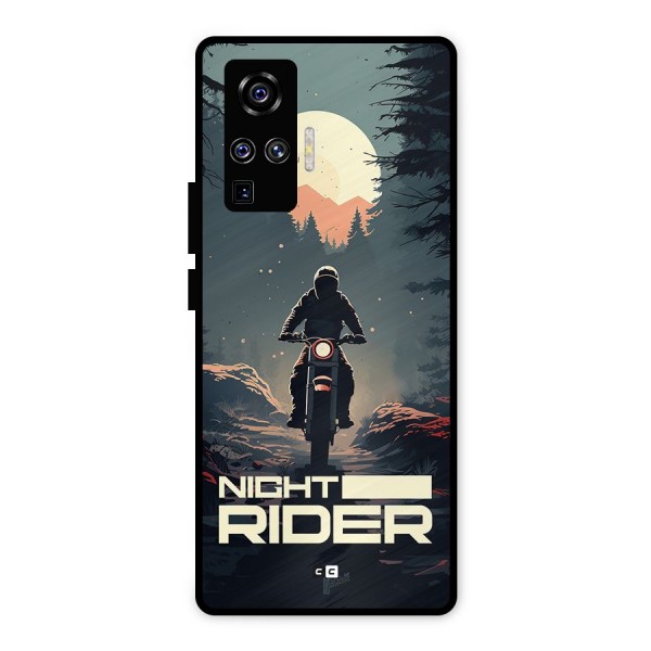 Night Rider Metal Back Case for Vivo X50 Pro