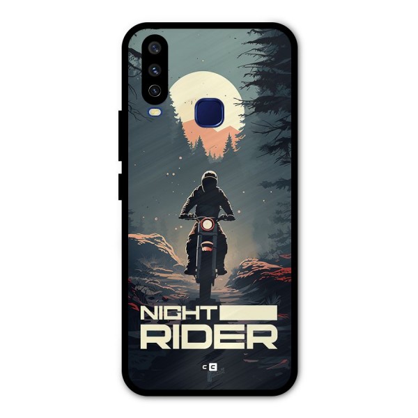 Night Rider Metal Back Case for Vivo Y12