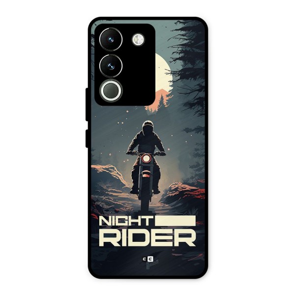 Night Rider Metal Back Case for Vivo Y200