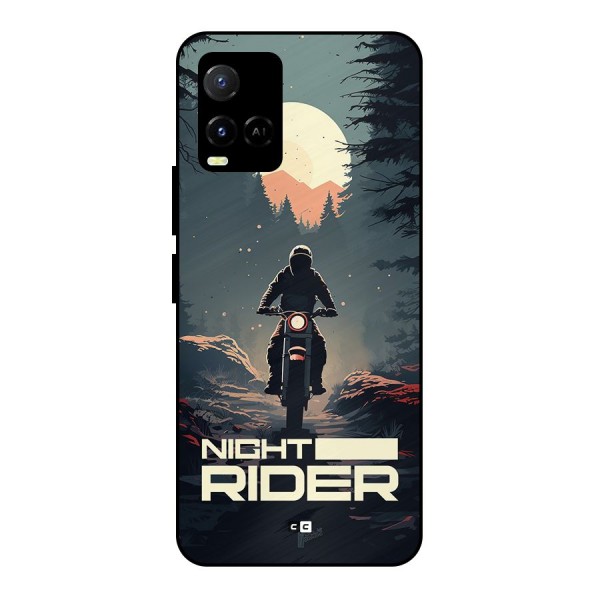 Night Rider Metal Back Case for Vivo Y21