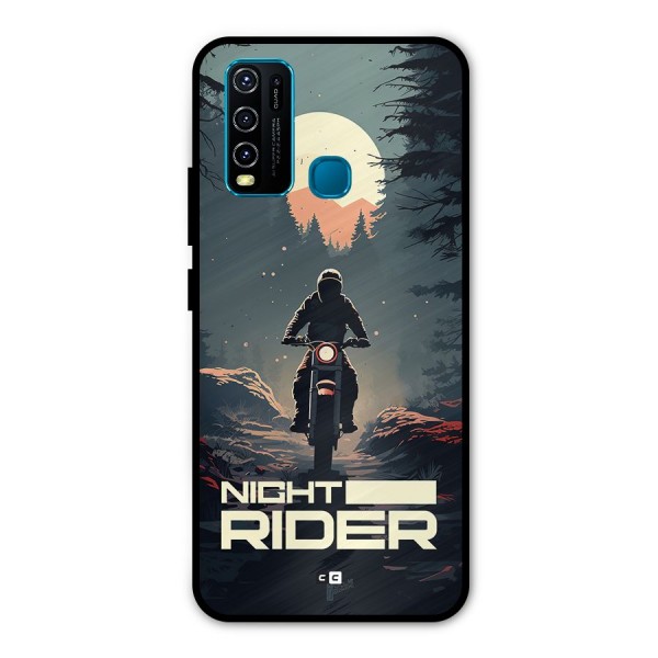 Night Rider Metal Back Case for Vivo Y30