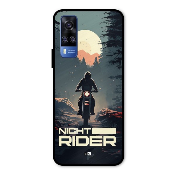 Night Rider Metal Back Case for Vivo Y31