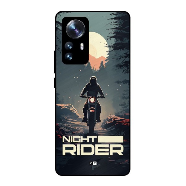 Night Rider Metal Back Case for Xiaomi 12 Pro