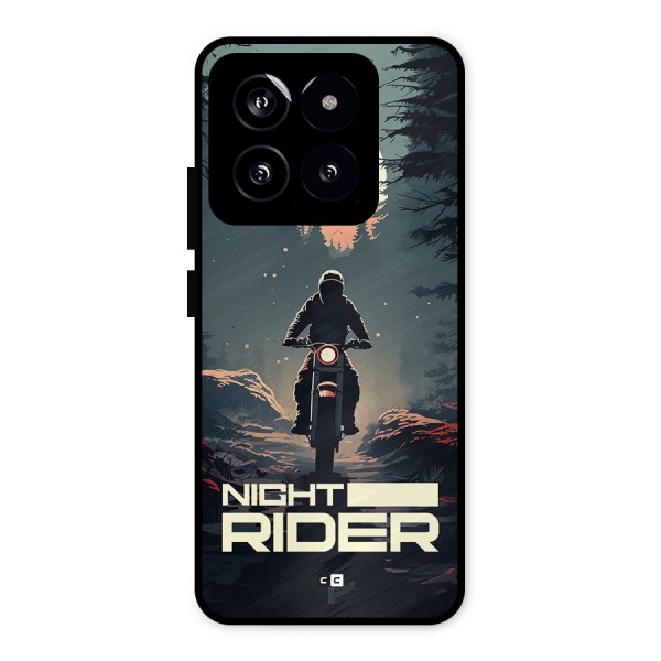 Night Rider Metal Back Case for Xiaomi 14