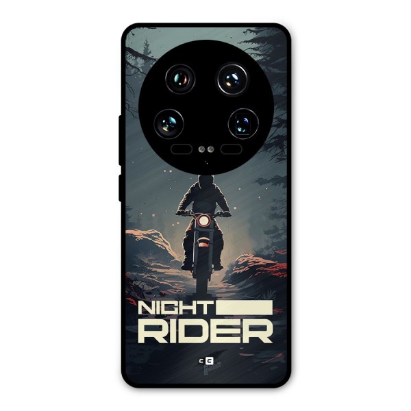 Night Rider Metal Back Case for Xiaomi 14 Ultra