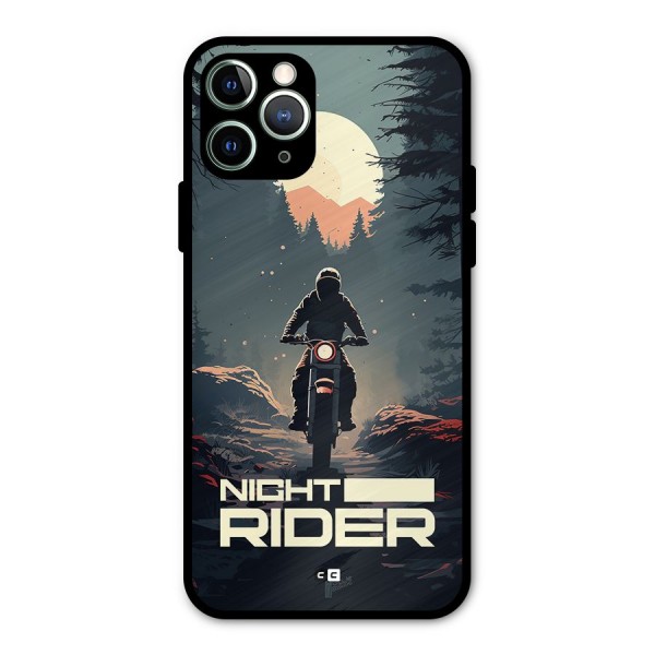 Night Rider Metal Back Case for iPhone 11 Pro Max